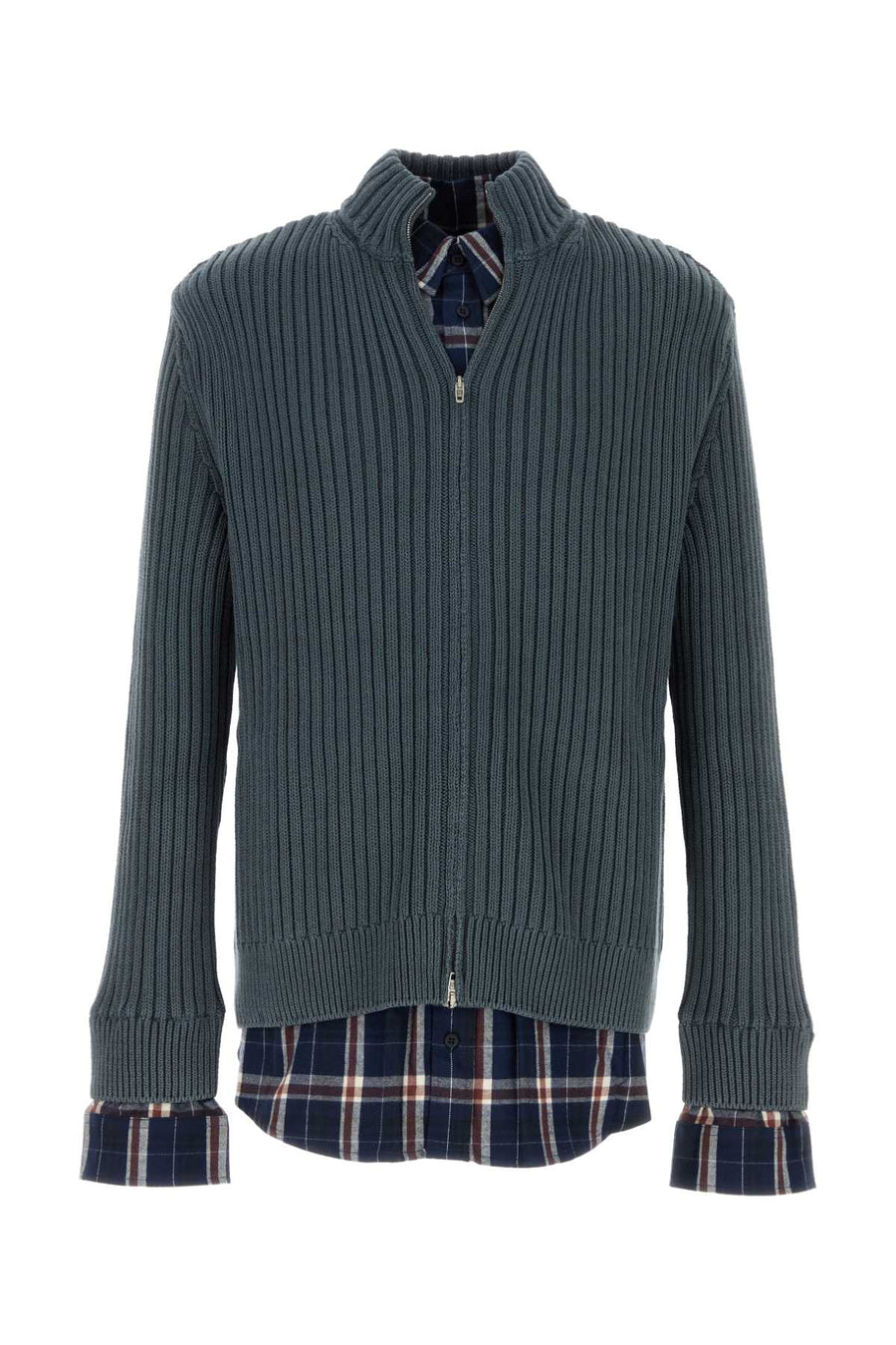 Balenciaga Sweater Cotton 100% cardigan in blue