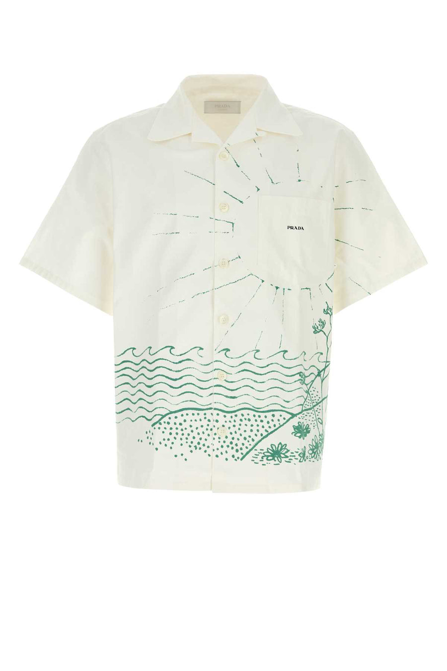 Prada 100% Cotton shirt in white