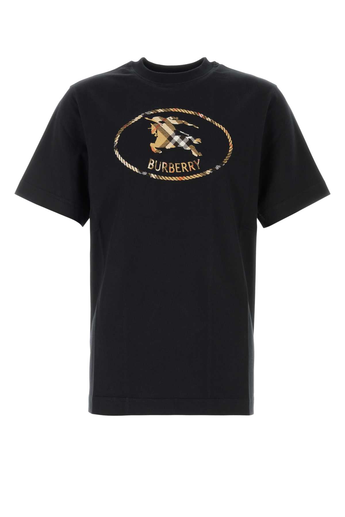 Black Cotton T-Shirt