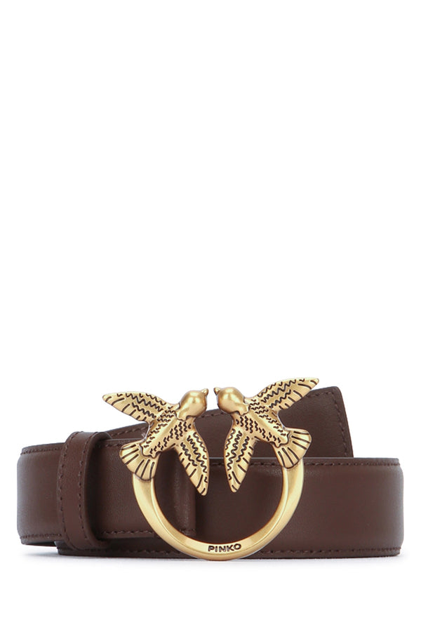 Pinko Berry 100% Leather belt in brown