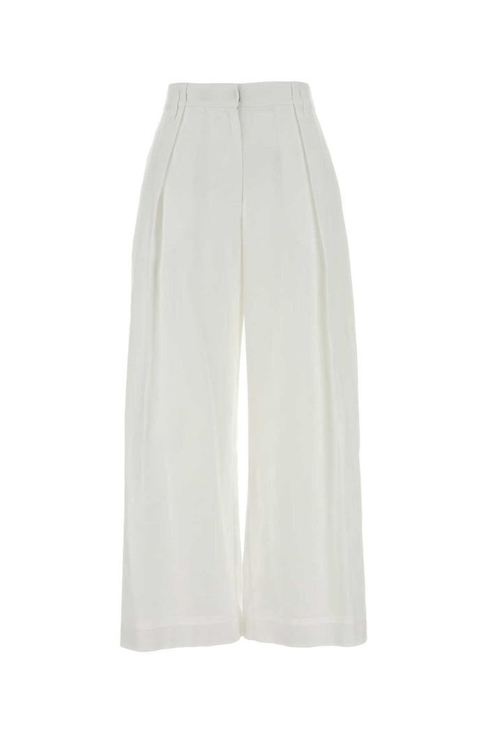 White Cotton Pant C001 Short