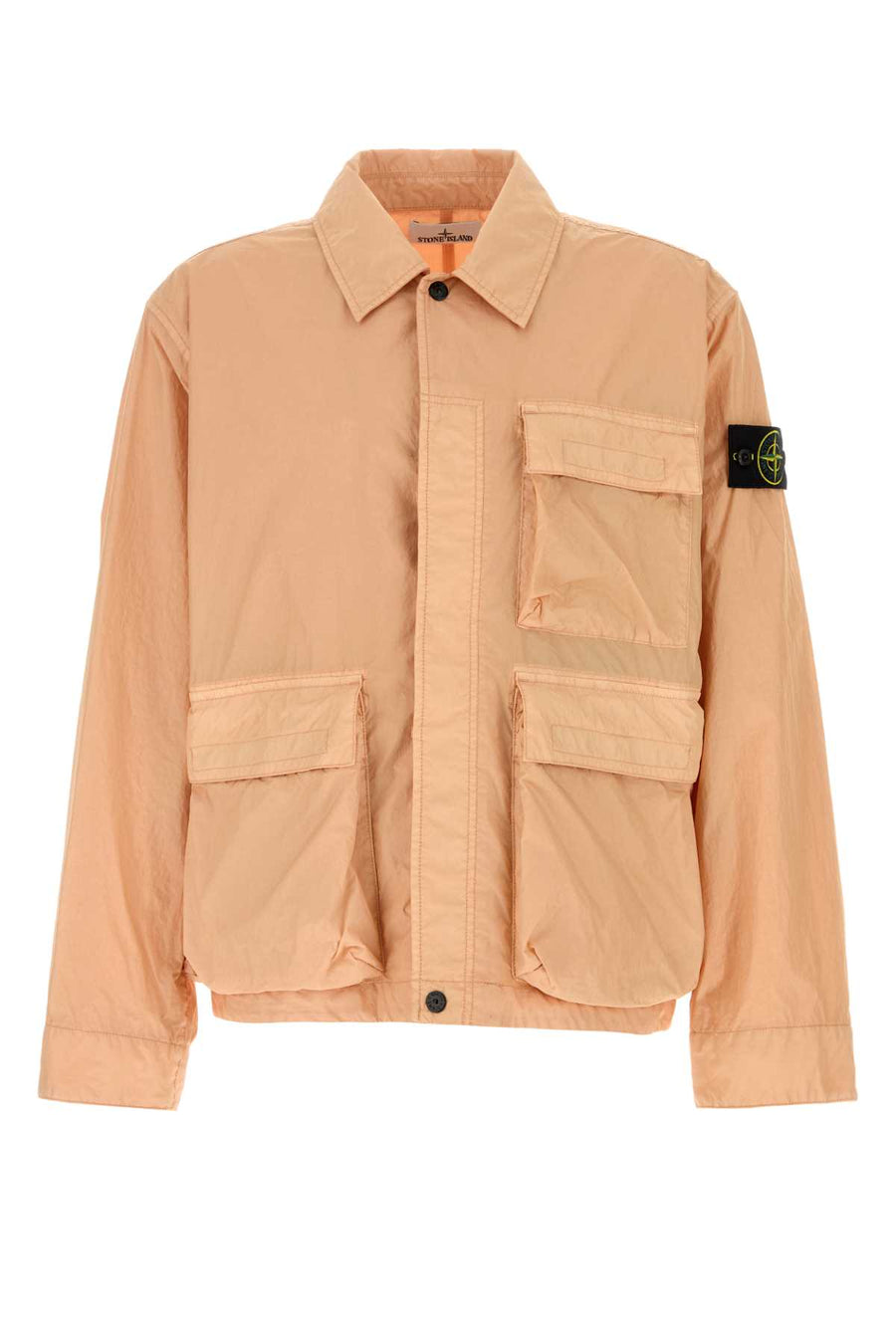 Stone Island Shell: 100% polyamide nylon with polyurethane coating; Lining: fabric jacket in beige