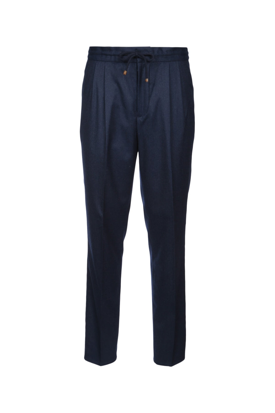 Brunello Cucinelli Uomo 100% Virgin Wool trousers in navy