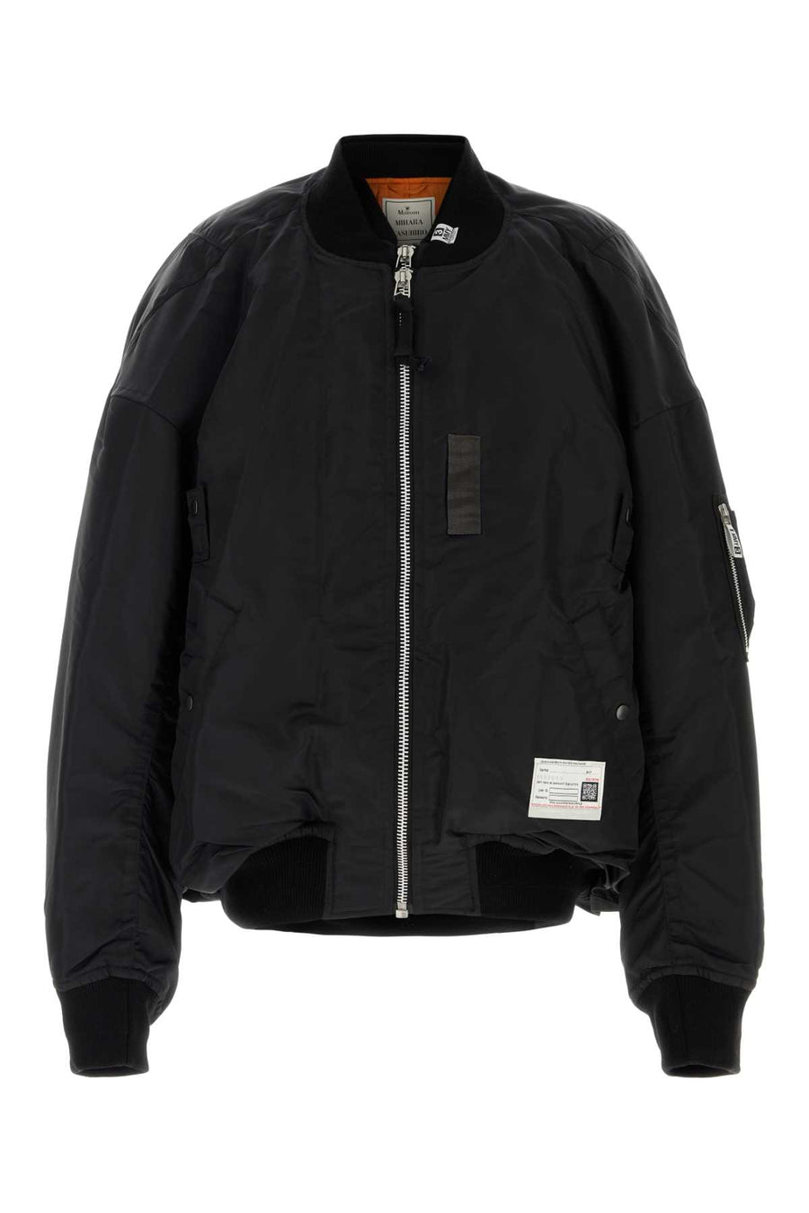 Maison Mihara Yasuhiro Leyered Exterior: 100% Nylon jacket in black