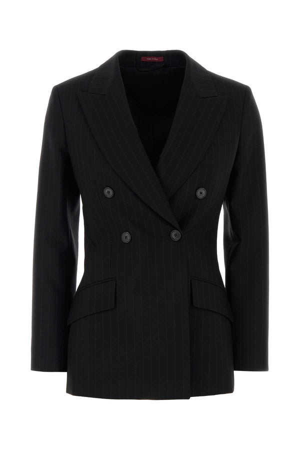 Gucci 100% wool blazer in black