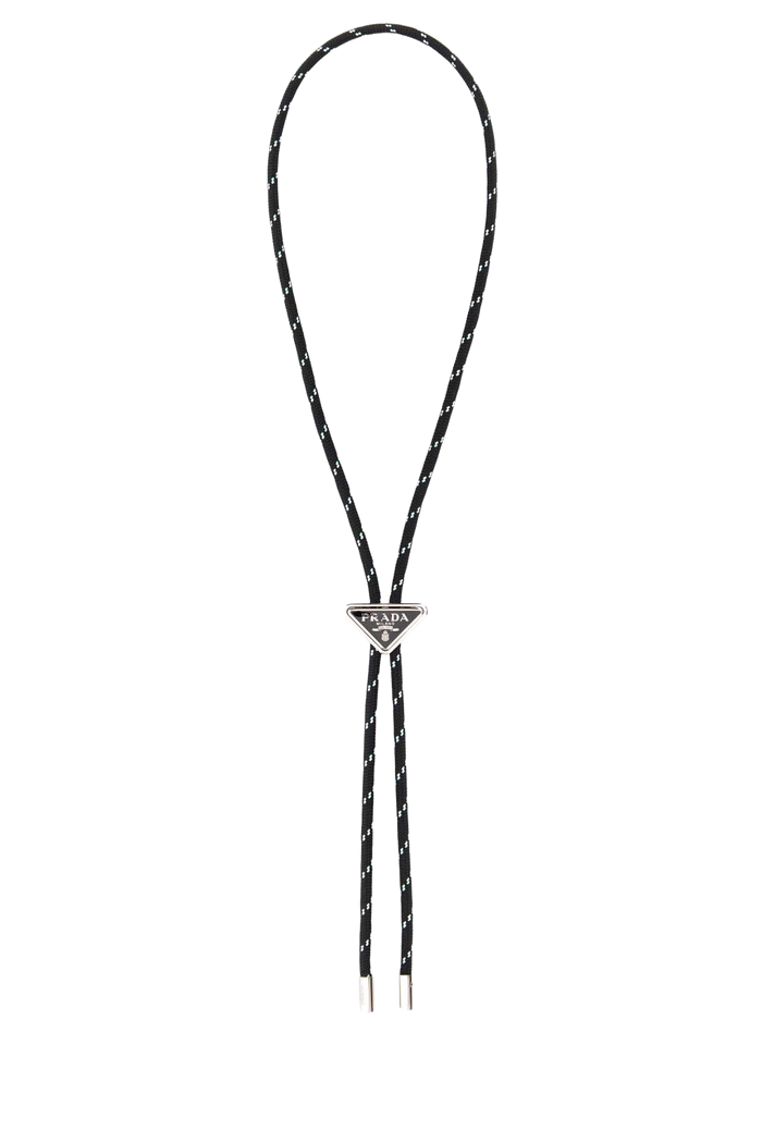 Black Fabric Necklace Nero Collane