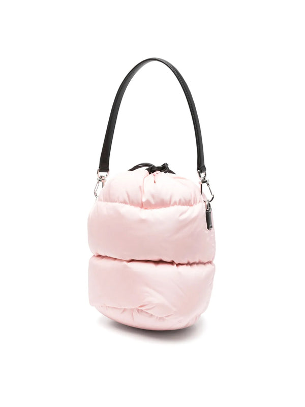Moncler 100% Polyamide bucket bag in pink