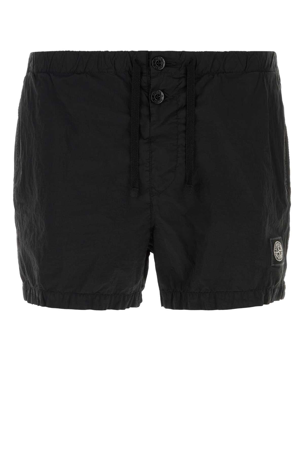 Black Garment: Polyamide/nylon Short