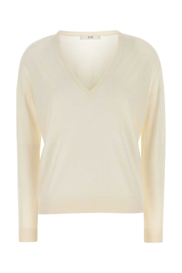 Italist 100% Cashmere sweater in ivory