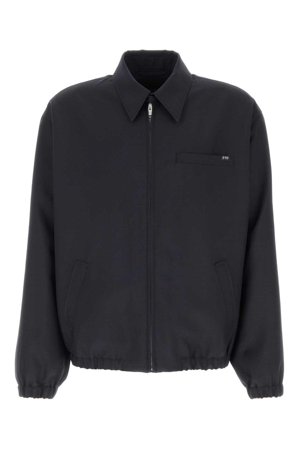 Prada 75% Virgin wool jacket in blue
