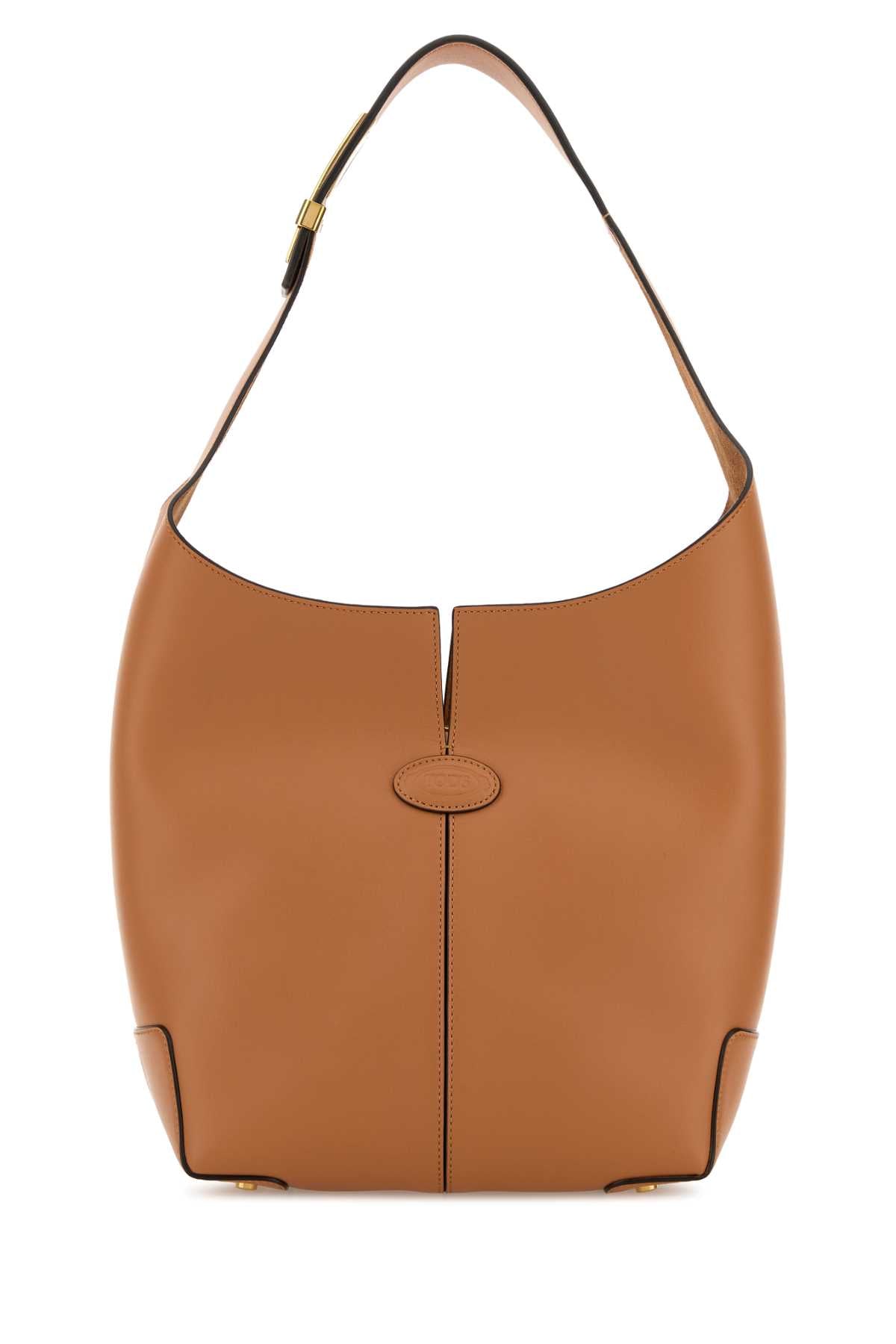 Orange Leather Bucket Bag Cuoio Borse A Secchiello