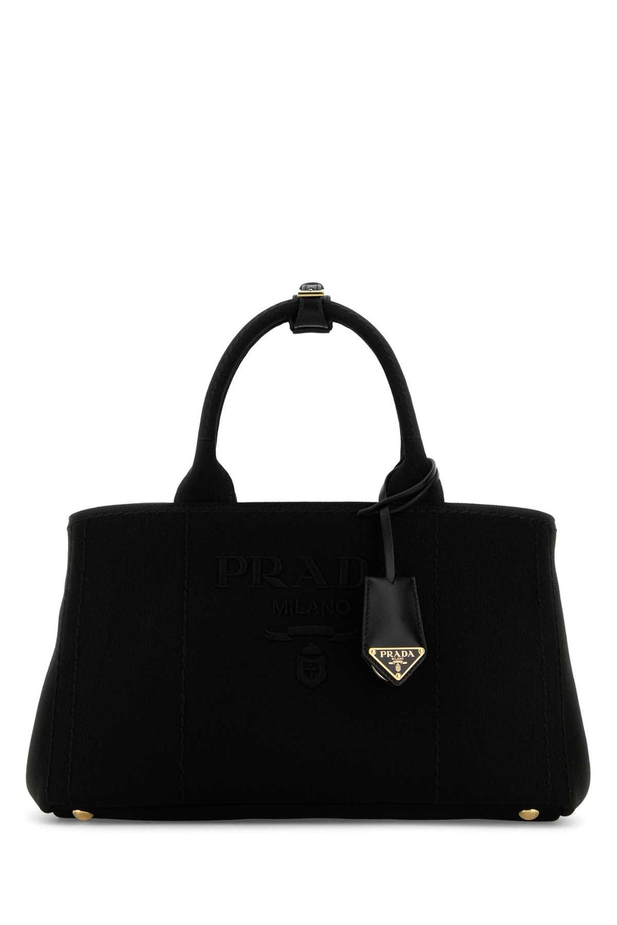 Prada Exterior: 100% Fabric tote bag in black