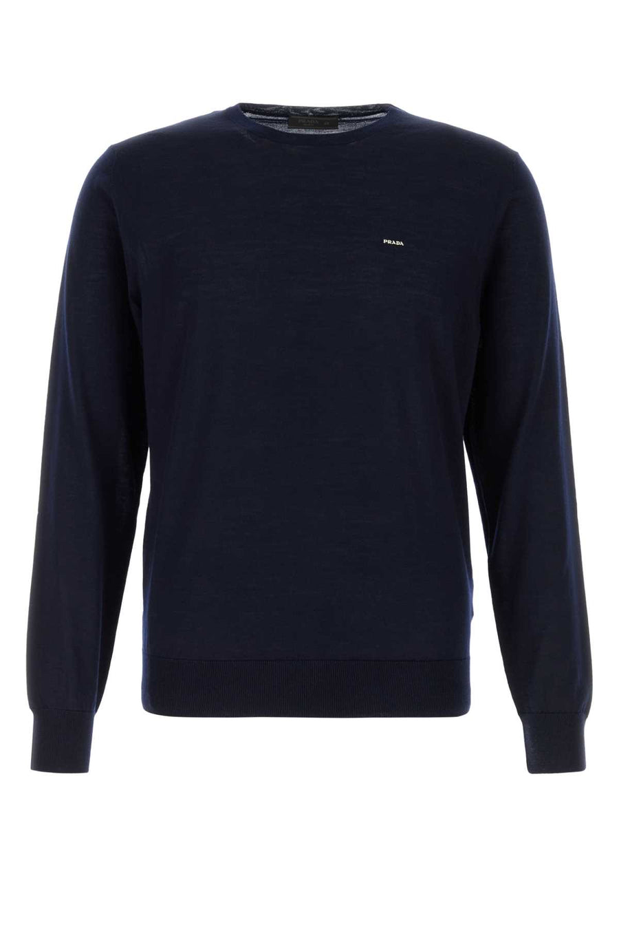 Prada 100% Virgin wool sweater in navy
