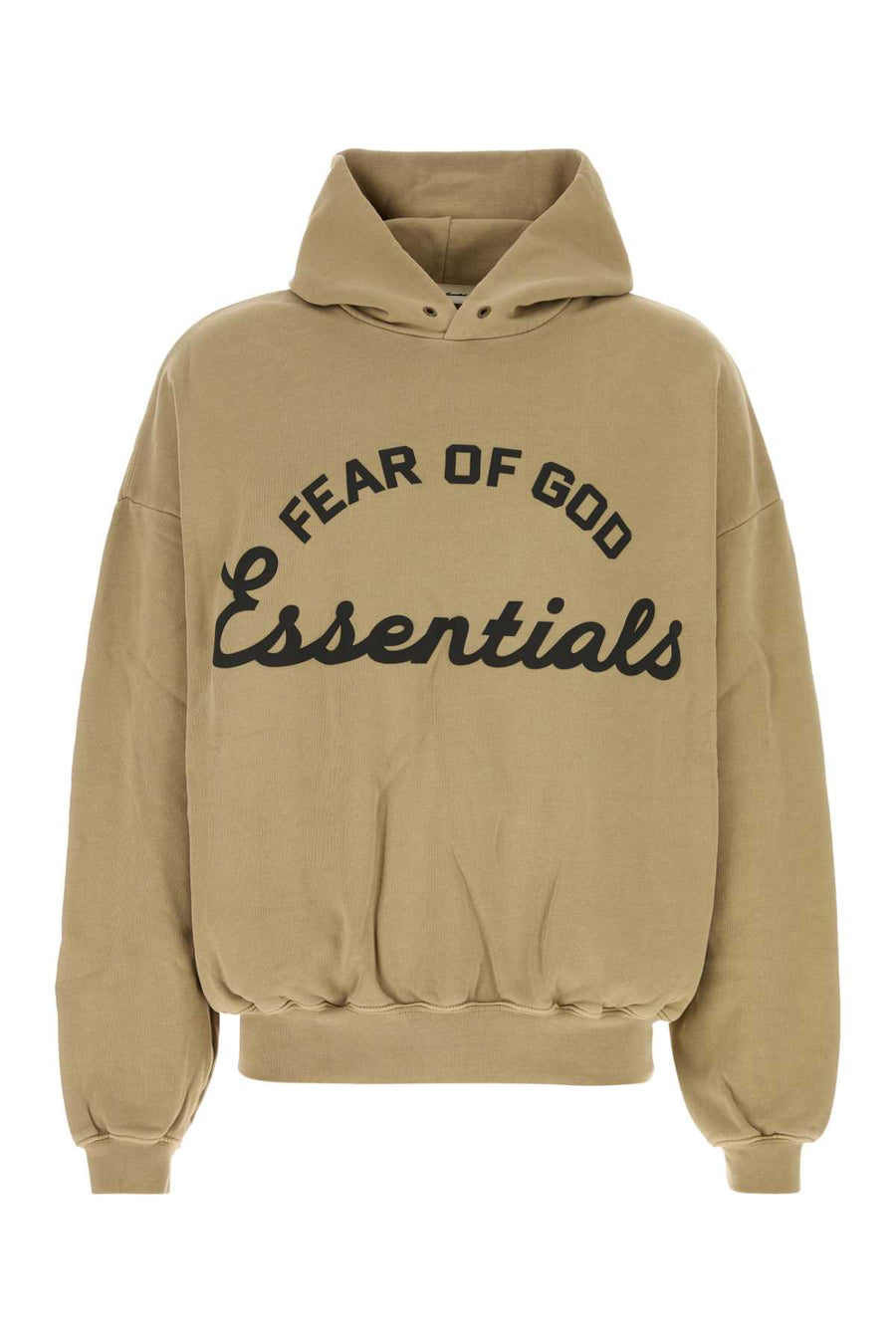 Beige Cotton Oversize Sweatshirt Fadeddune Exterior: Felpe