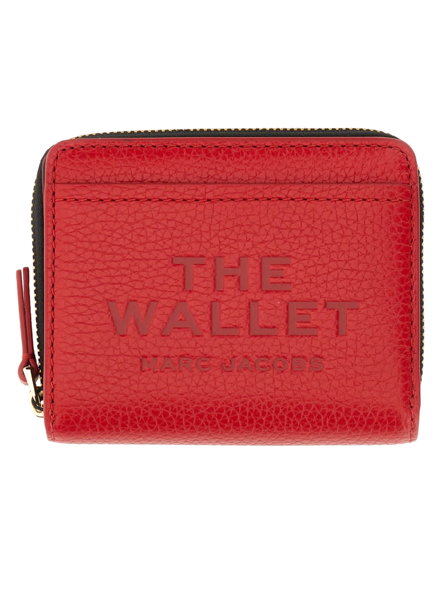 The Compact Mini Wallet Red Cow Leather