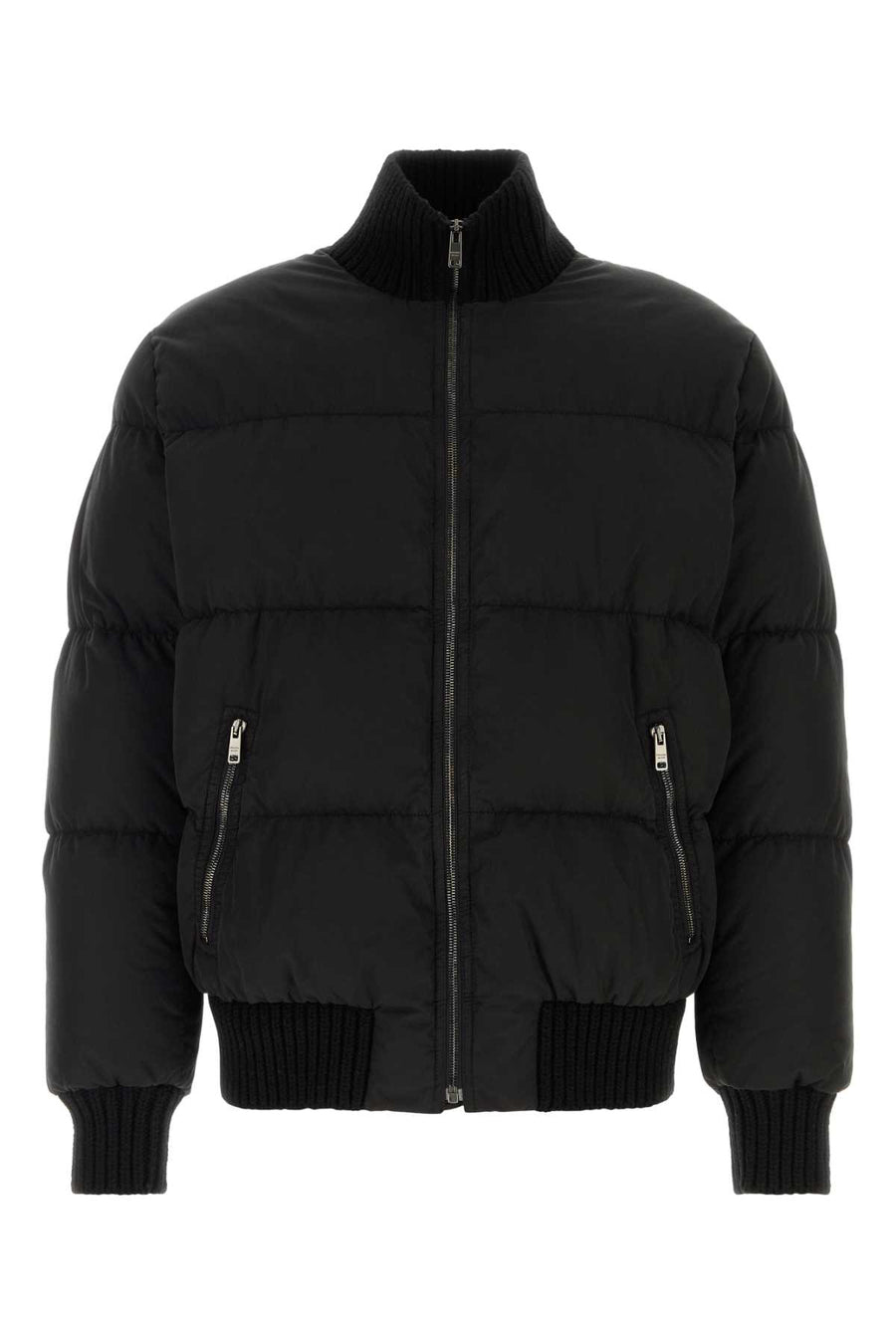 Prada Exterior: 100% Cotton down jacket in black