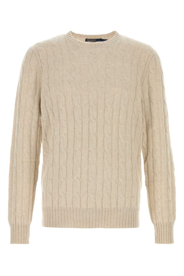 Polo Ralph Lauren Cable 100% Cashmere sweater in beige