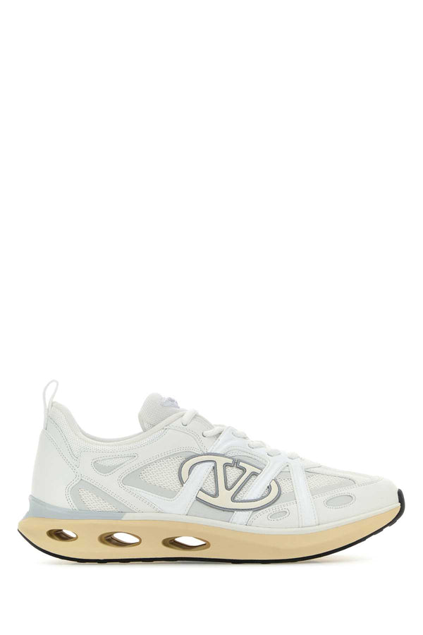 Valentino Garavani Calf leather sneaker in white