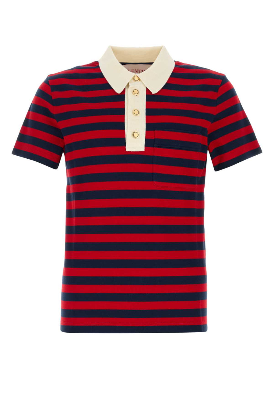Valentino Garavani Collection 100% Cotton polo shirt in red