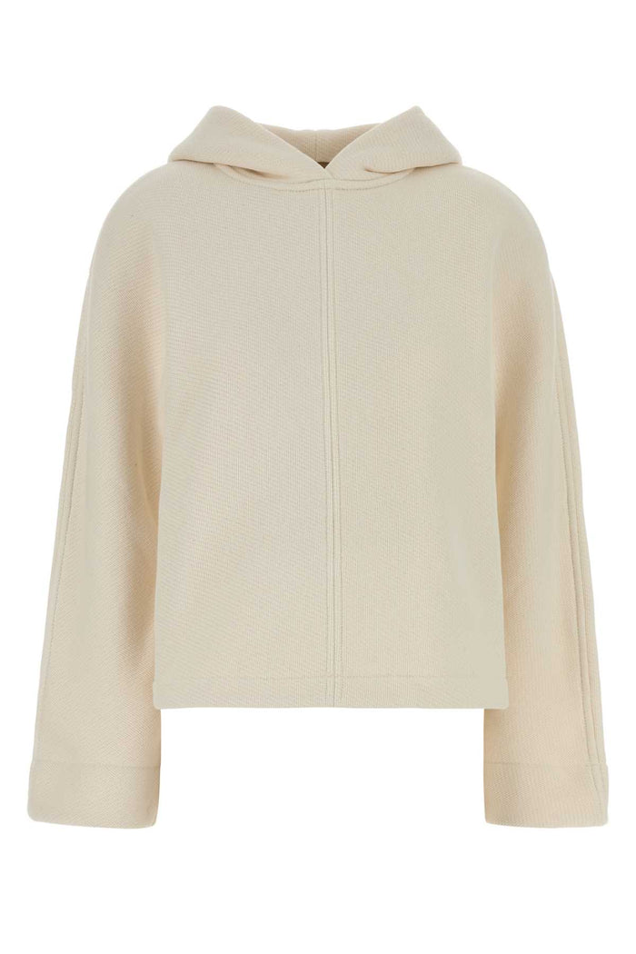 2611921018600 001 Avorio Exterior: Cotton Polyester Felpe