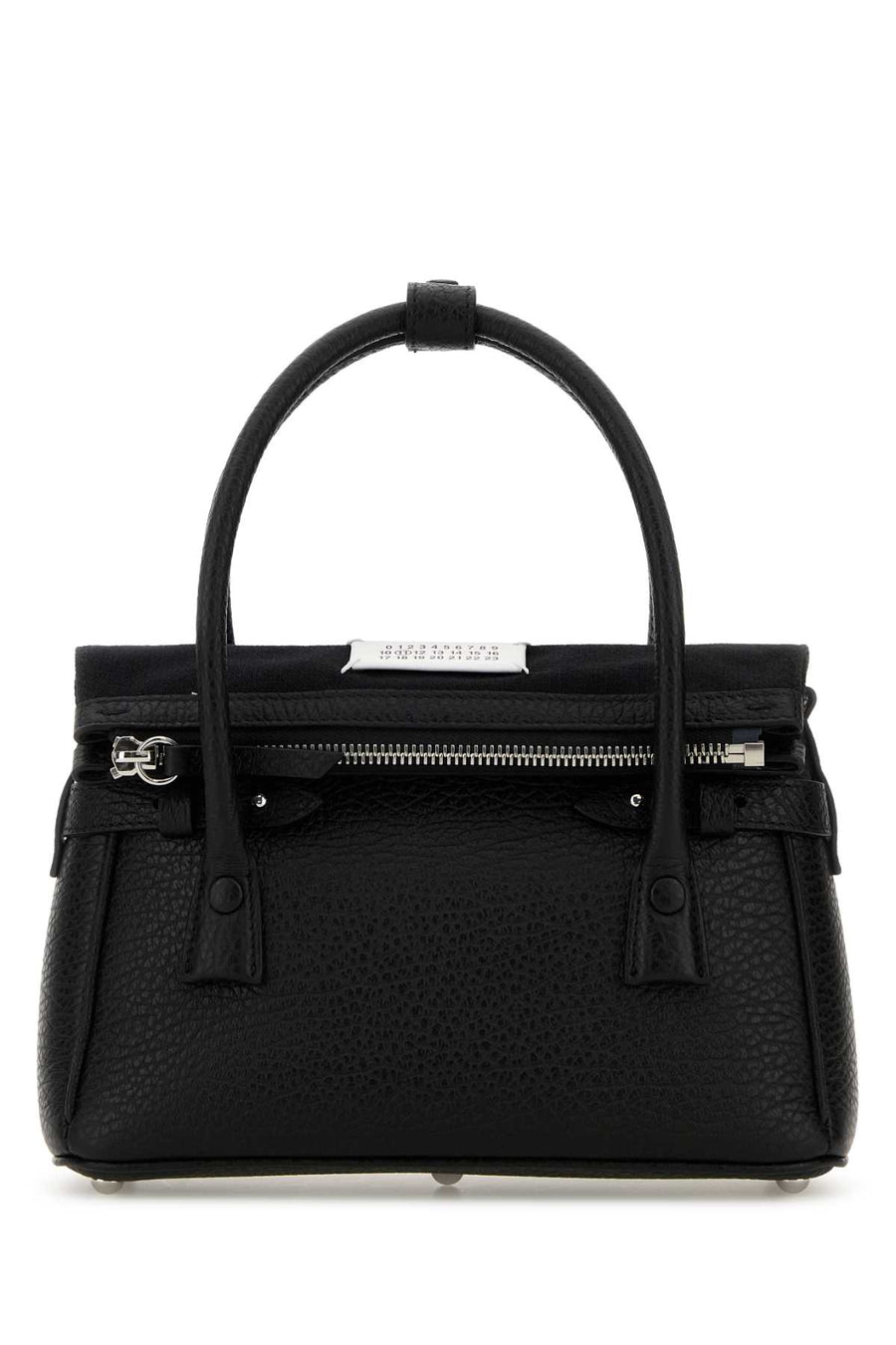 Maison Margiela Handbag Exterior: 100% Leather top handle bag in black
