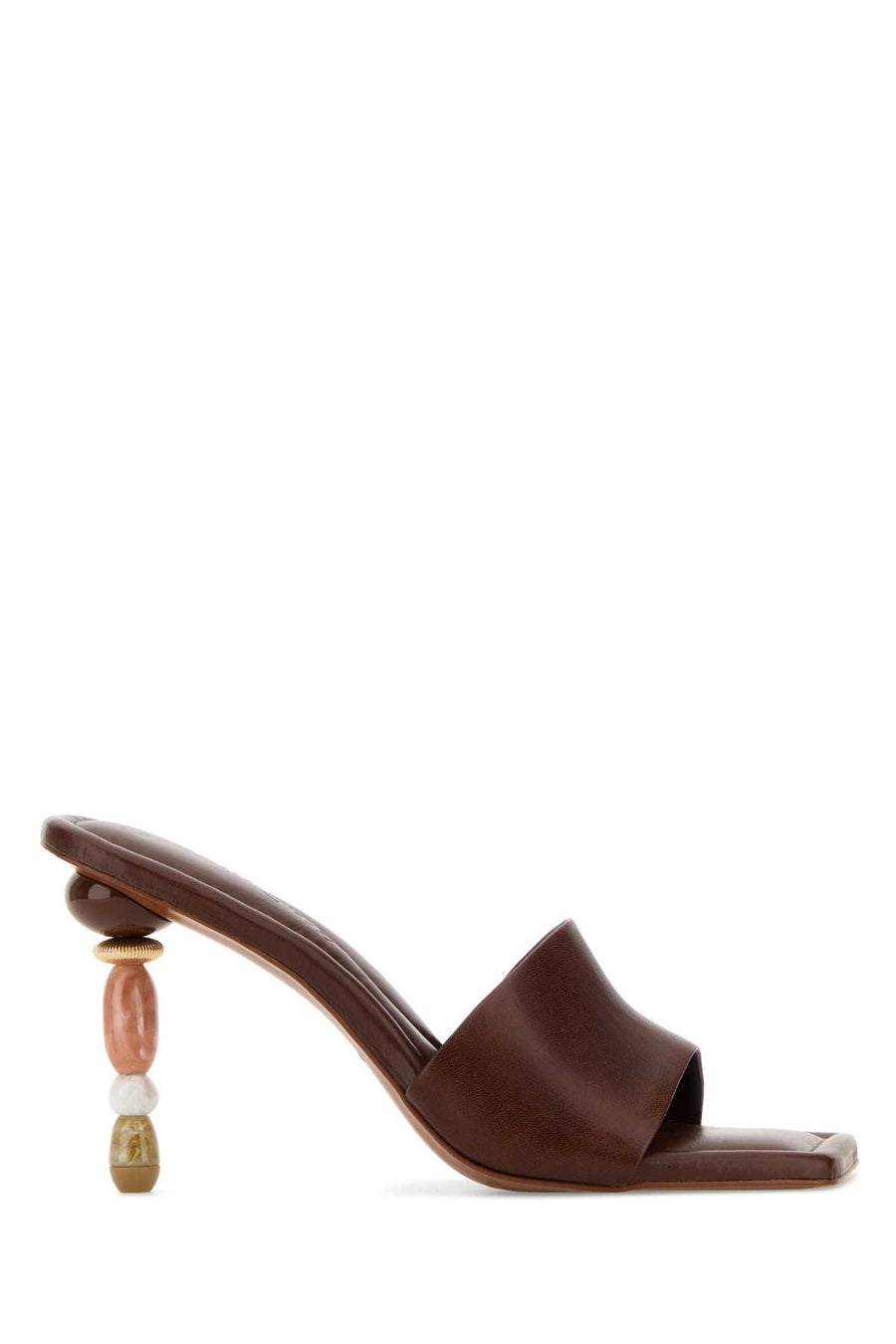 Cult Gaia Sandal Upper: 100% Cow Leather; Outsole: 100% Reconstituted Leather mule in brown