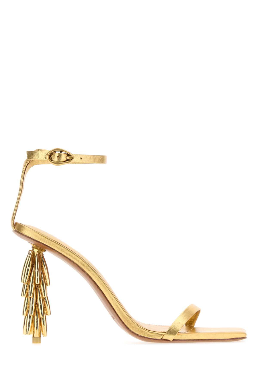 Cult Gaia Sandal Exterior: 100% Leather sandal in gold