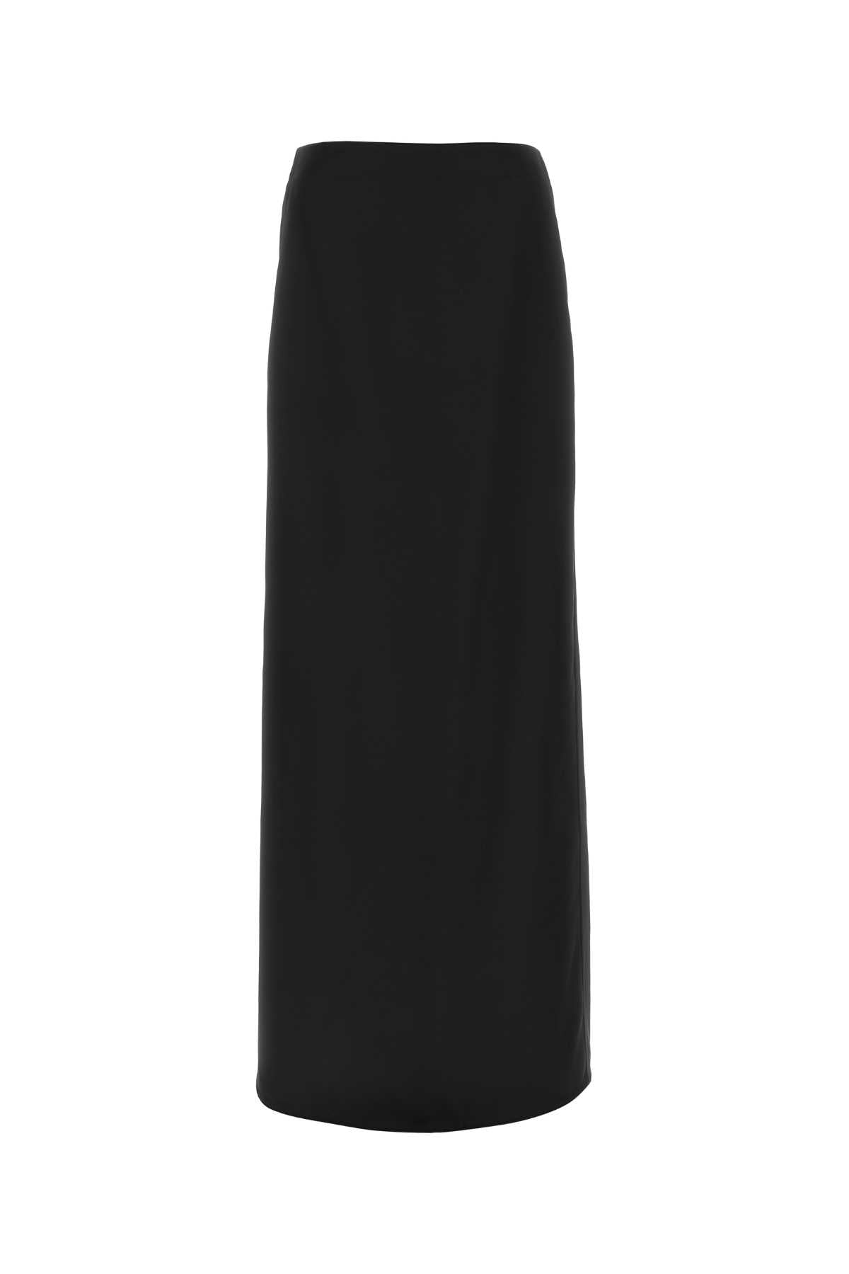 Black Viscose Blend Skirt 1000 Exterior: Silk Gonne