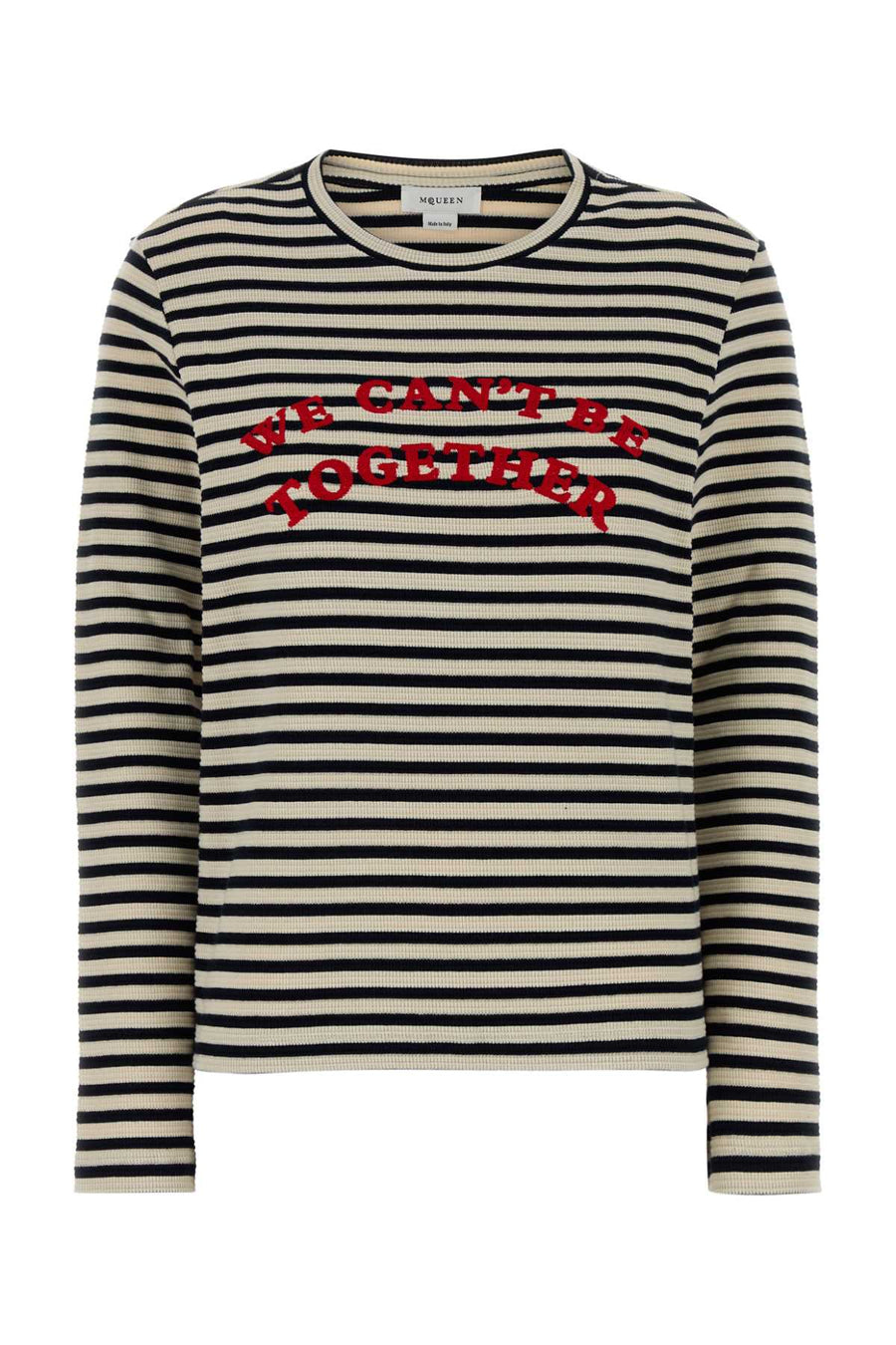 Alexander McQueen 98% Cotton t-shirt in navy