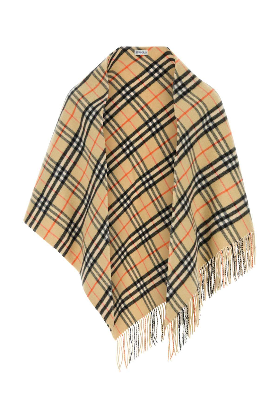 Burberry Bandana 90% Wool shawl in beige