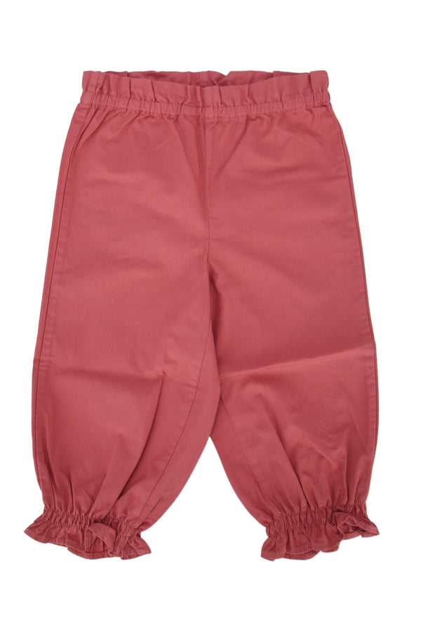 Bonpoint Lydille 100% Organic Cotton pants in pink