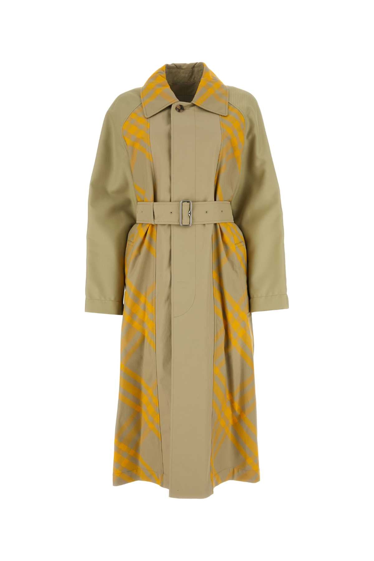 Two-Tone Cotton Reversible Bradford Trench Coat Hunter Exterior