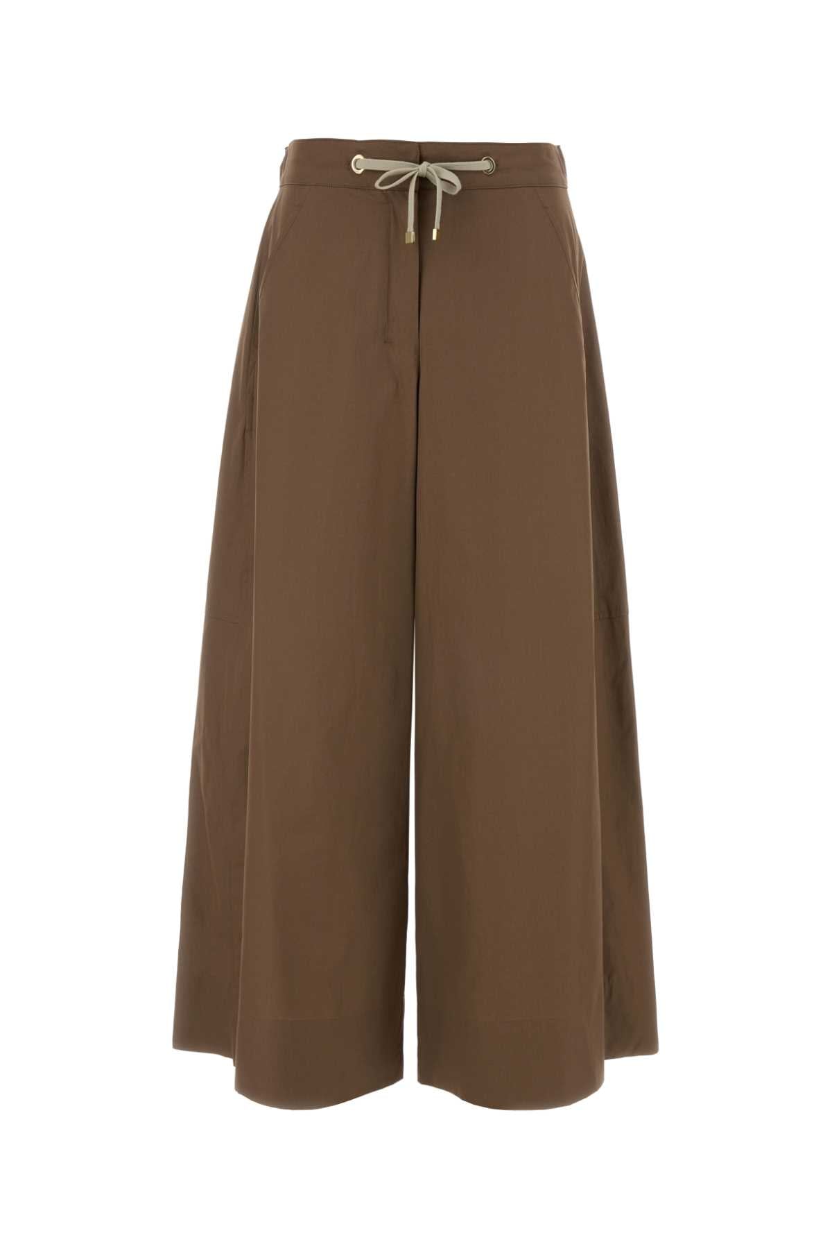 Brown Poplin Gufo Pant Nocciola Exterior: Cotton Pantaloni