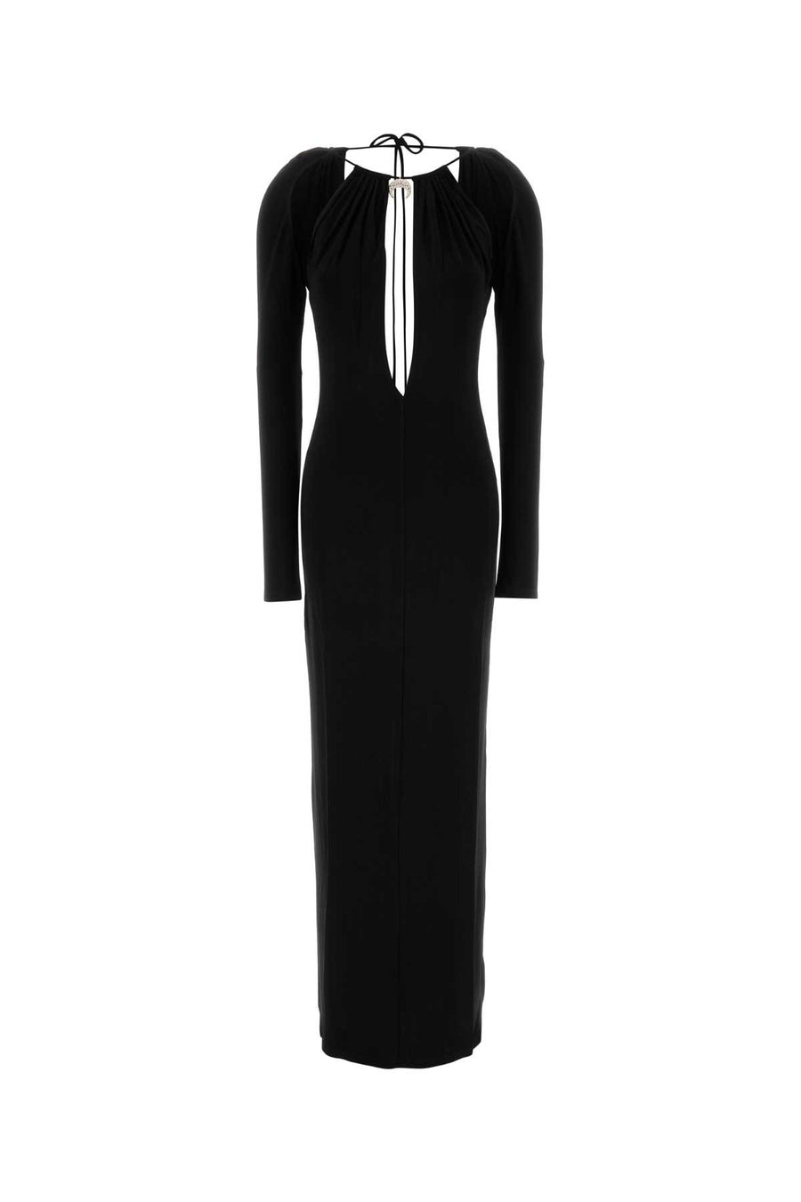 Marine Serre Jersey 95% Viscose dress in black