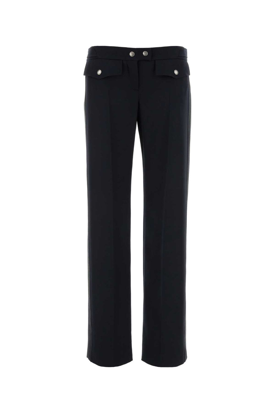 Alexander McQueen 100% Wool trousers in navy