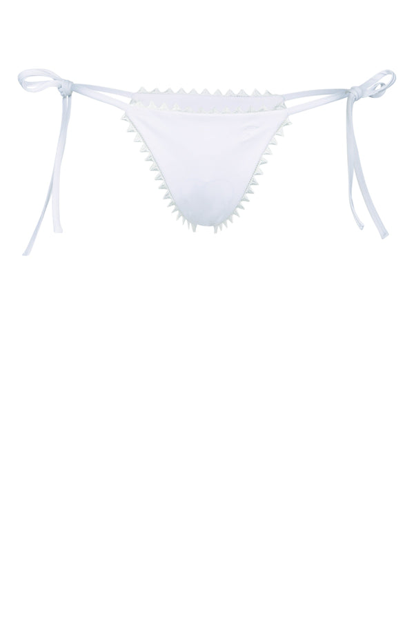 Jacquemus Maillot 59% Polyamide swim bottoms in white