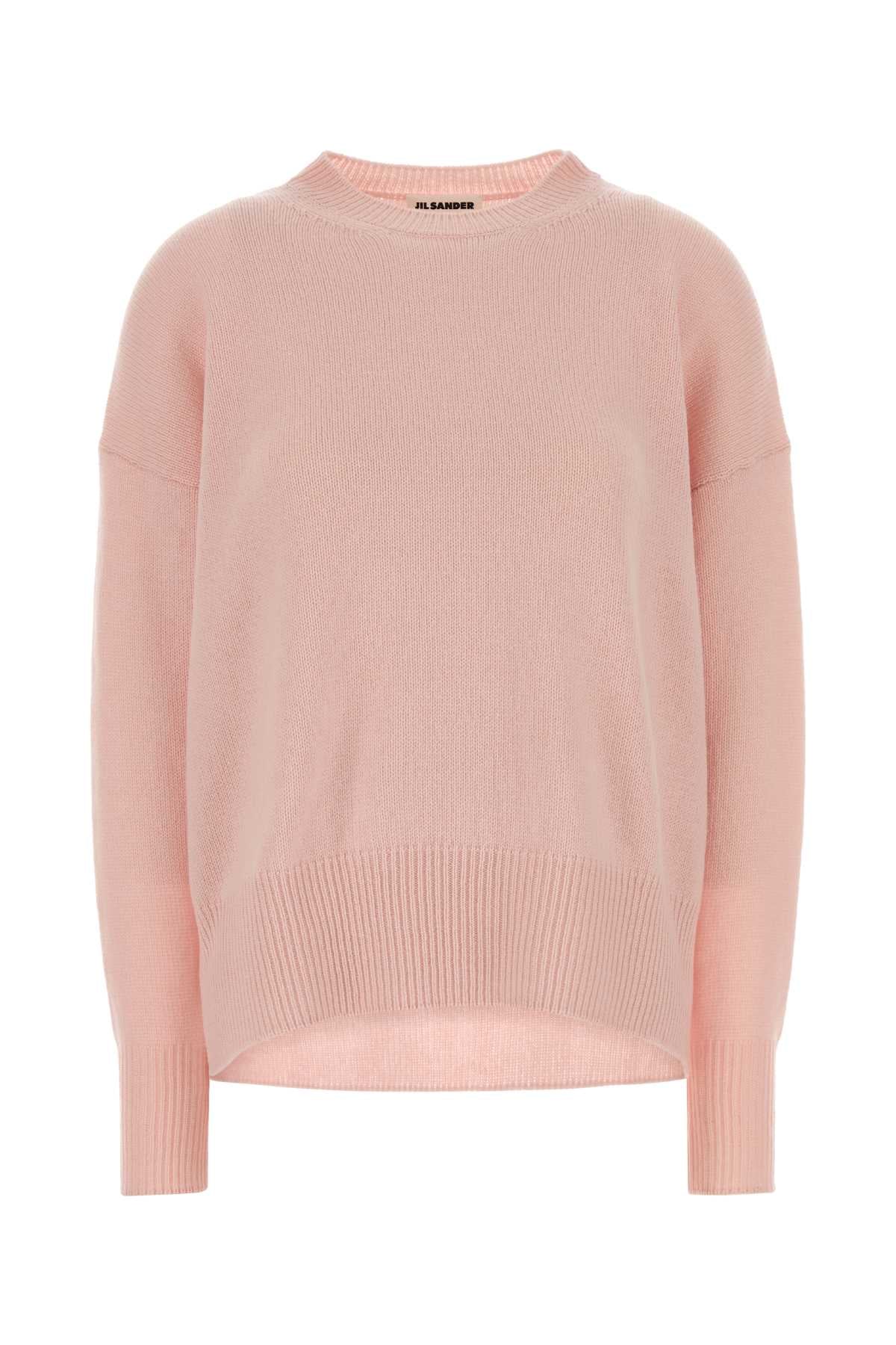 Pink Cashmere Oversize Sweater Lightpink Maglieria