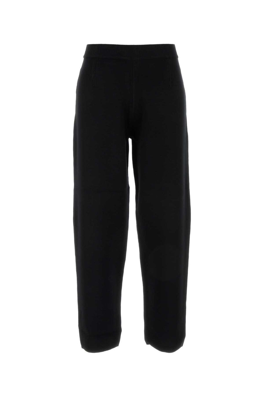Mm Studio 72% Viscose trouser in black