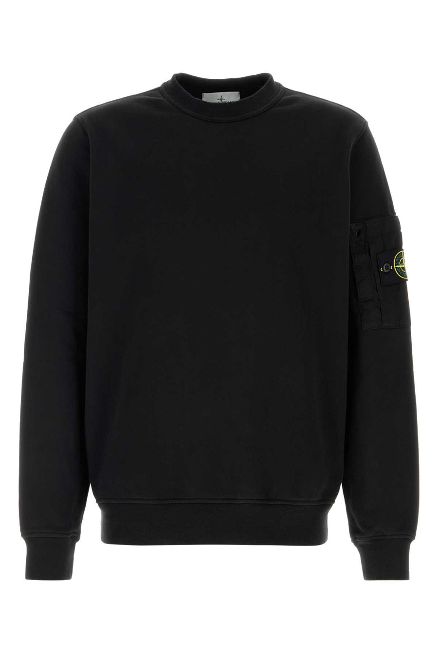 Stone Island 100% Cotton sweatshirt in black