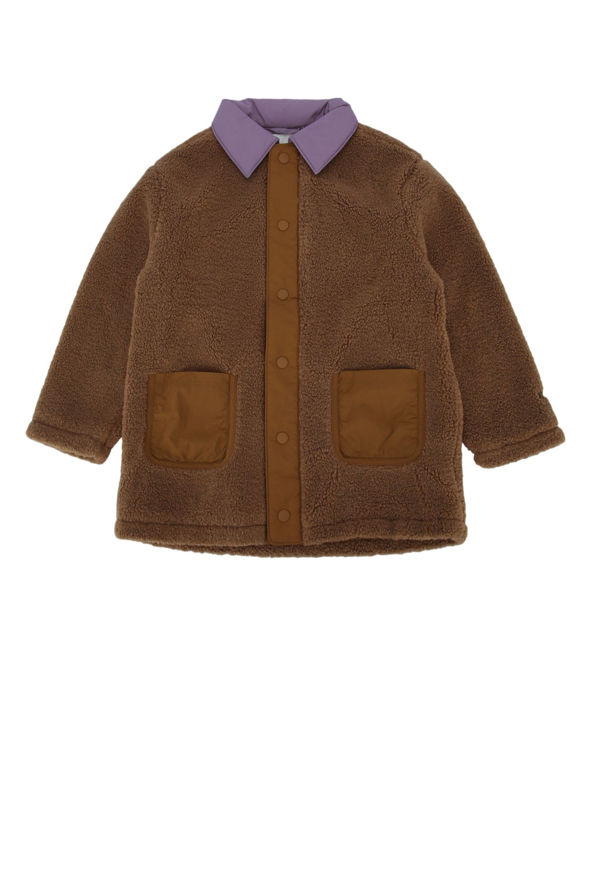 Bobo Choses Sheepskin Coat Lightbrown Polyester Cappotti
