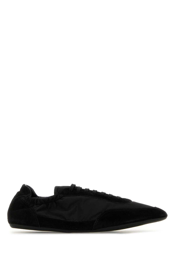 Prada 100% Recycled Polyamide sneaker in black