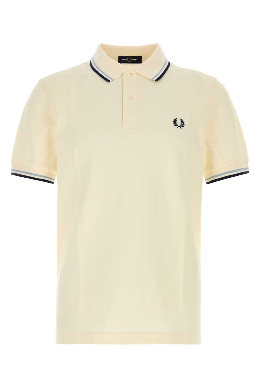 Fred Perry Twin 100% Cotton polo in beige
