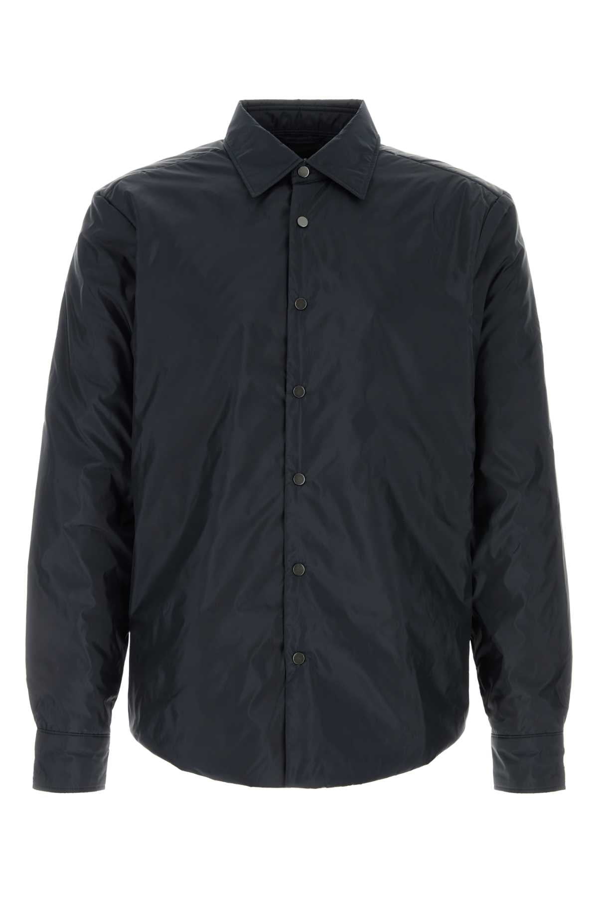 Midnight Blue Polyester Luke Shirt Darkblue Camicie