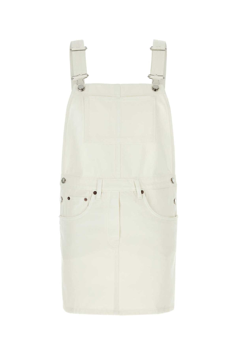 Prada Denim 100% Cotton dress in white