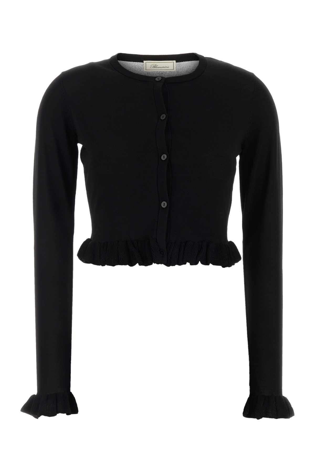 4m217a N0990 Nero Exterior: Viscose Nylon Maglieria