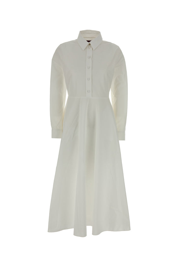 Dress Whitemix Cotton Abiti