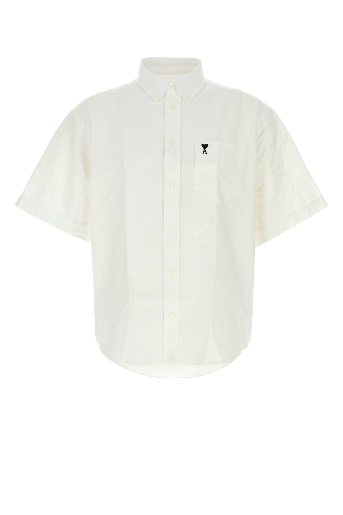 White Oxford Shirt Blancnaturel Exterior: Cotton Camicie