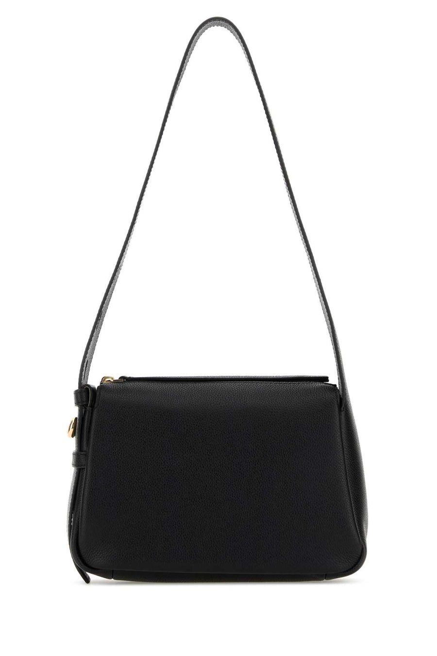 Tory Burch Shoulder Exterior: 100% Leather; Lining: 100% Fabric; Finishing: Golden metal shoulder bag in black