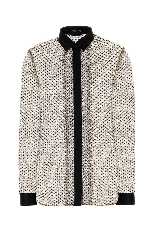 Tom Ford 60% Nylon shirt in beige