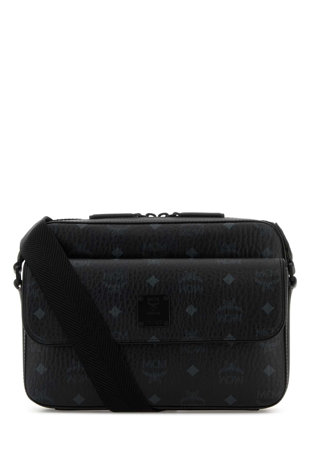 Printed Canvas Aren Messenger Crossbody Bag Bk Borse A Tracolla